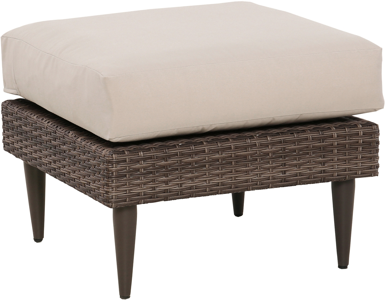 Outdoor Enelos Brown Ottoman - Thumbnail - Image 4