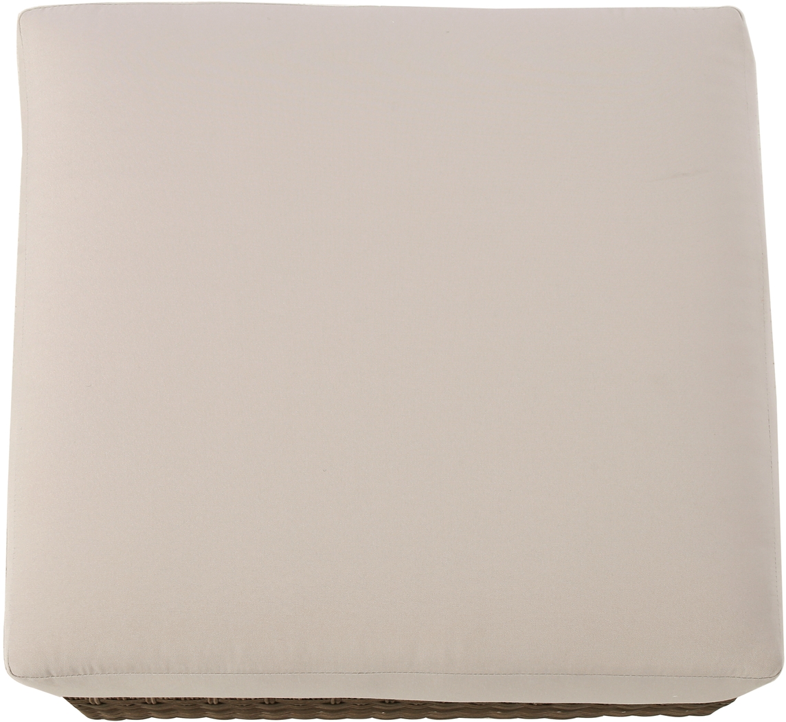 Outdoor Enelos Brown Ottoman - Thumbnail - Image 5