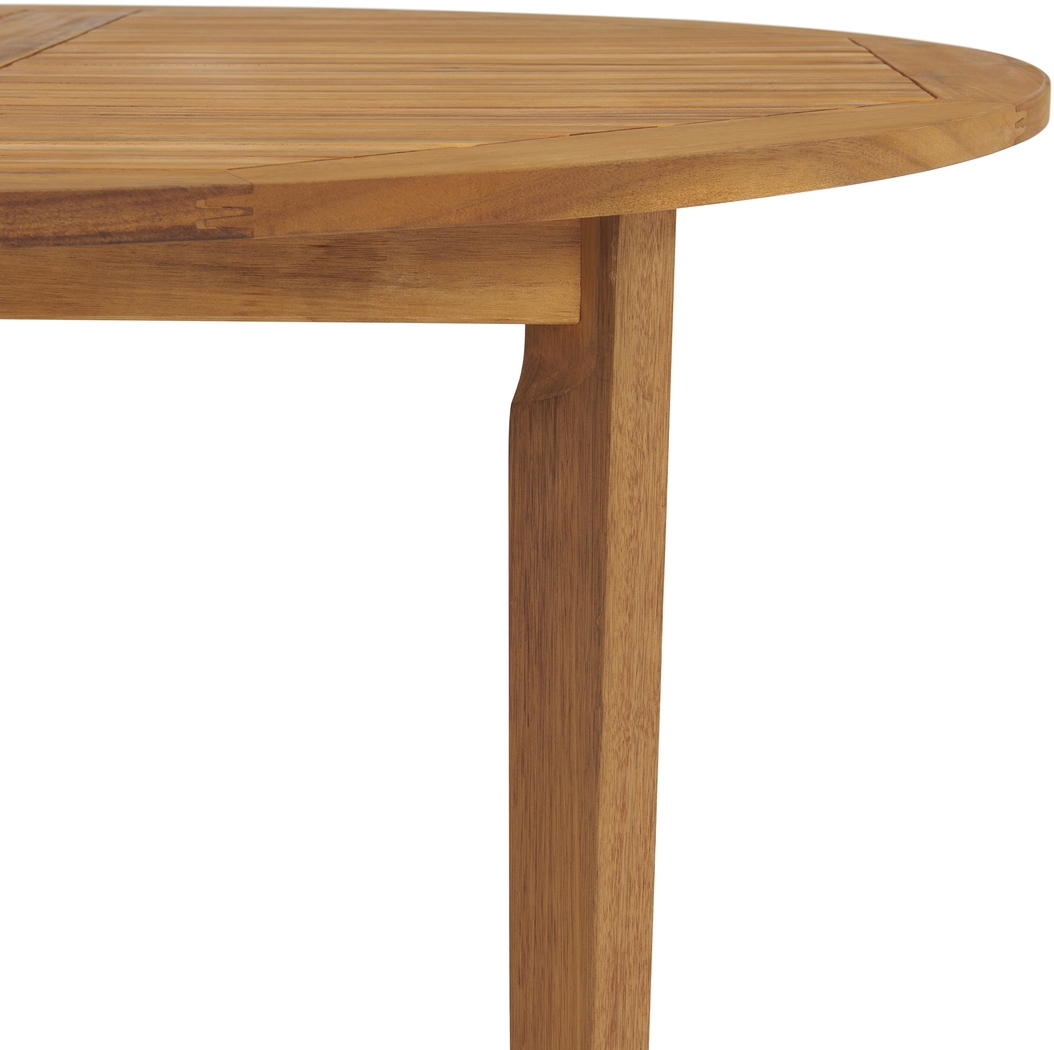 Outdoor Englemann Brown Dining Table - Thumbnail - Image 6