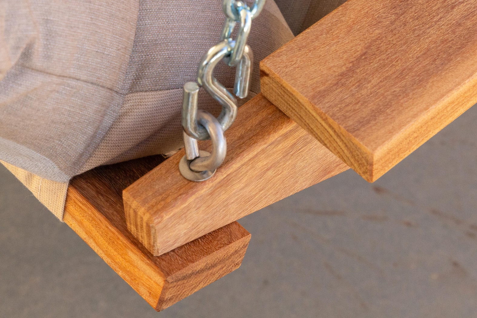 Outdoor Etsumi Blue Tan Swing Hammock - Thumbnail - Image 3