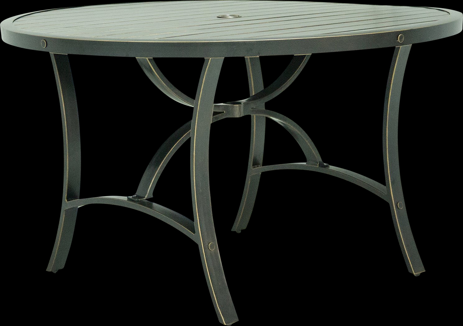 Outdoor Eulalie Bronze Dining Table - Thumbnail - Image 1