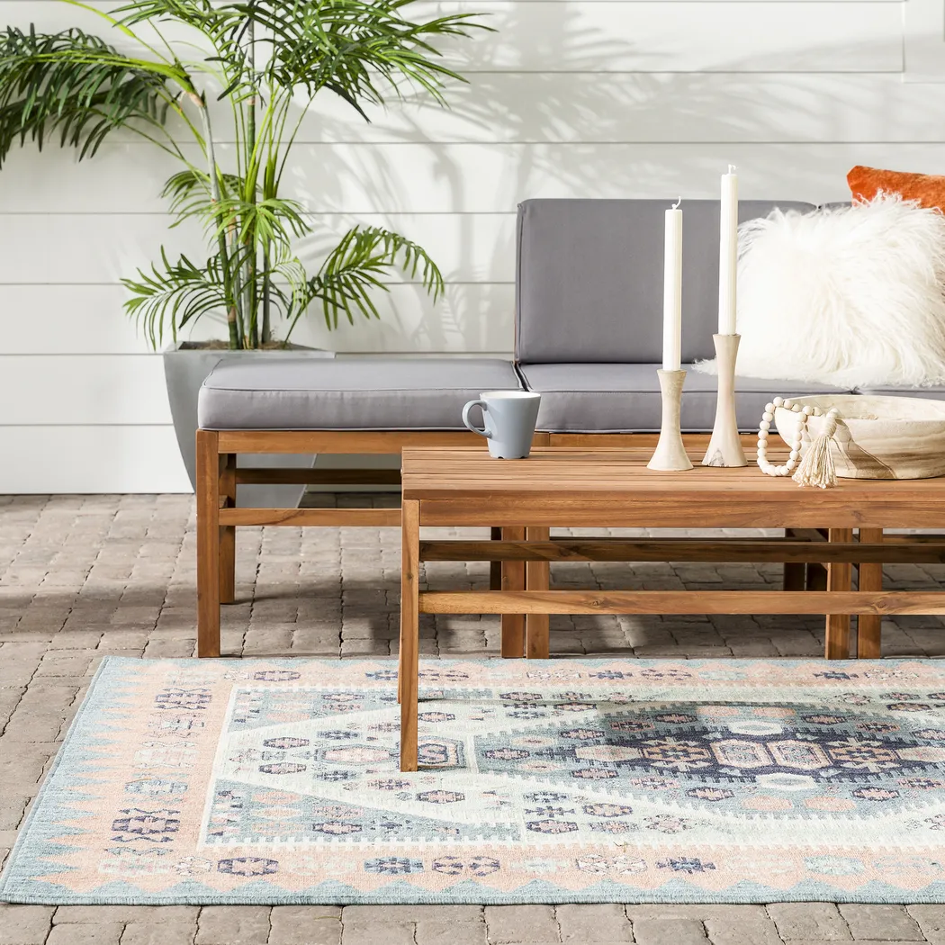 Outdoor Evernon I Gray 7 Piece Sectional Set - Thumbnail - Image 2