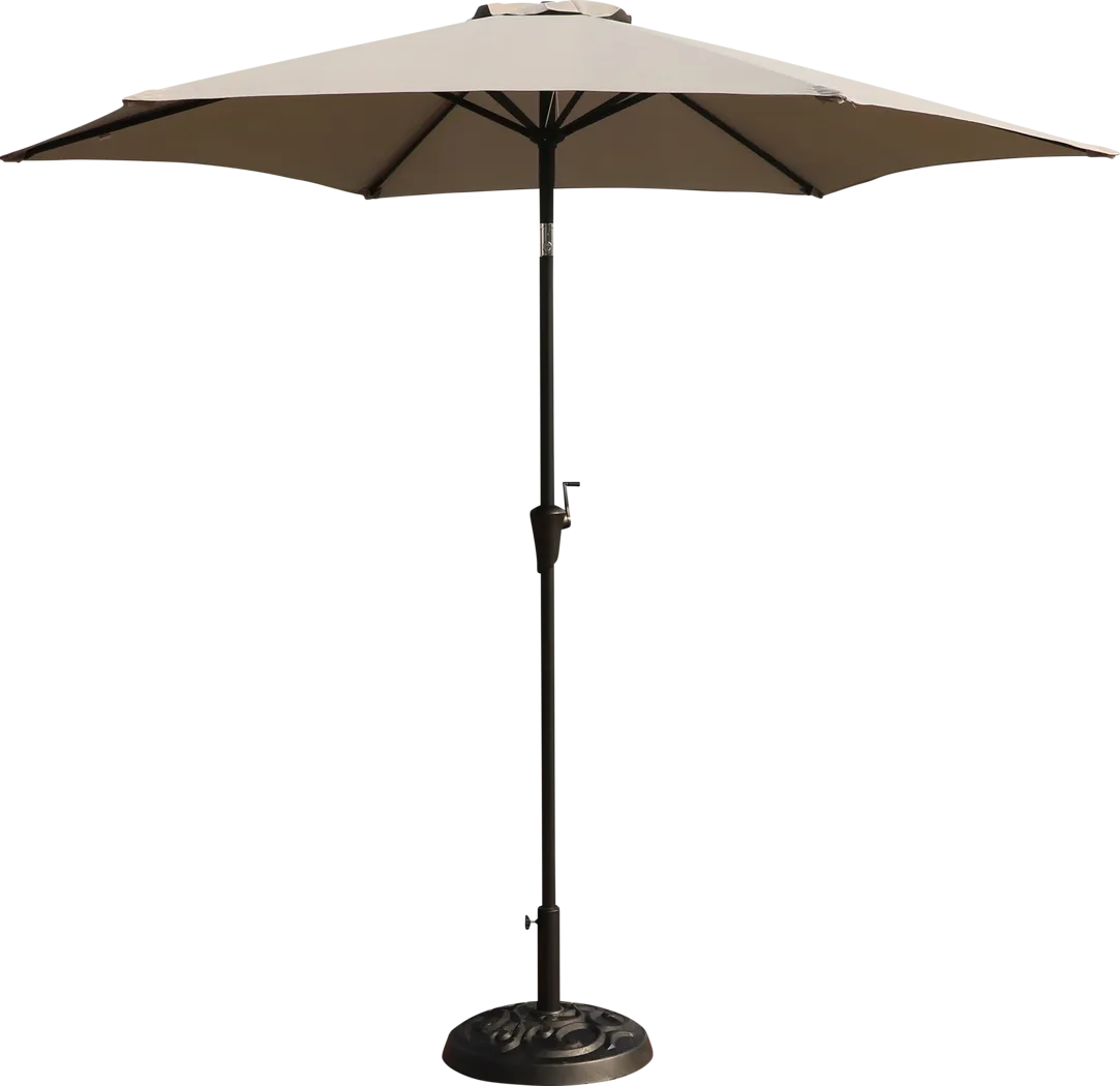 Outdoor Fantine Gray Umbrella - Thumbnail - Image 1