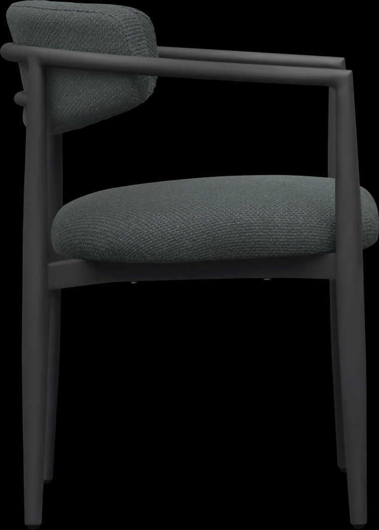 Outdoor Fryburg Black Arm Chair - Thumbnail - Image 3