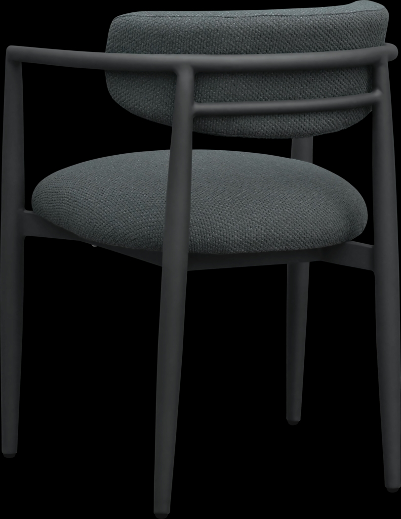 Outdoor Fryburg Black Arm Chair - Thumbnail - Image 4