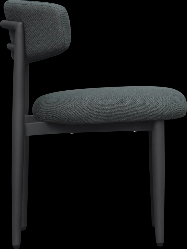 Outdoor Fryburg Black Side Chair - Thumbnail - Image 4
