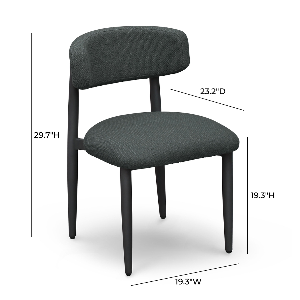 Outdoor Fryburg Black Side Chair - Thumbnail - Image 7