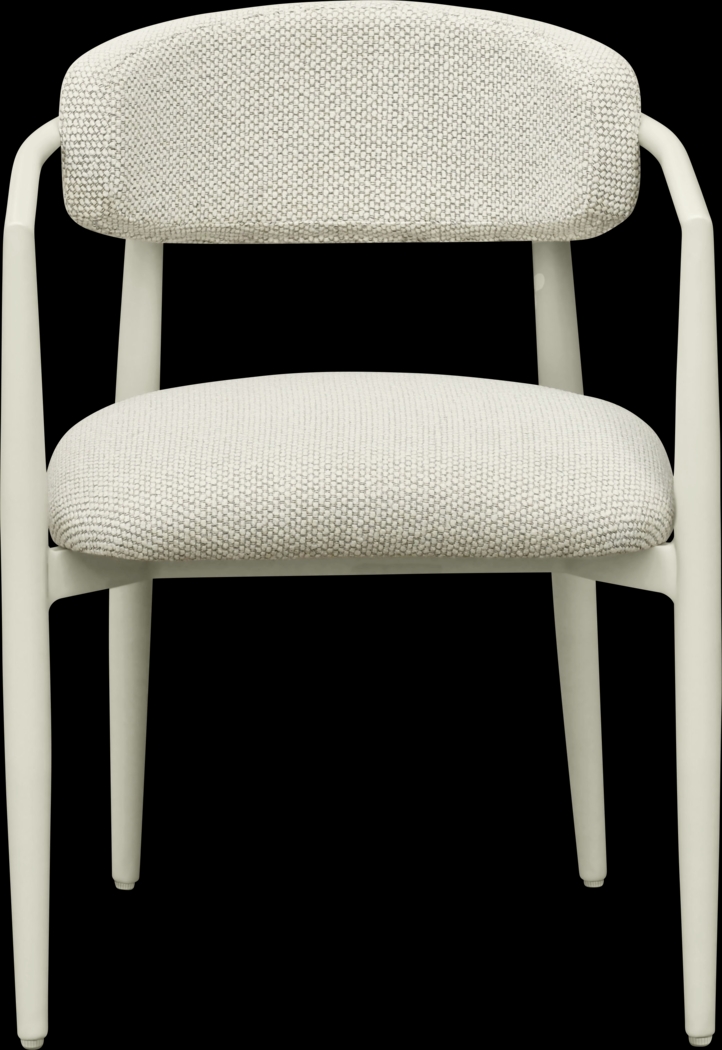 Outdoor Fryburg Cream Arm Chair - Thumbnail - Image 2