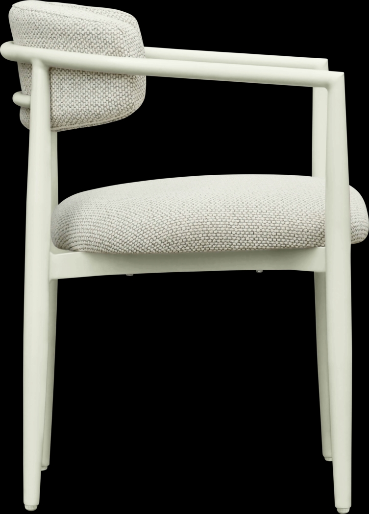 Outdoor Fryburg Cream Arm Chair - Thumbnail - Image 3