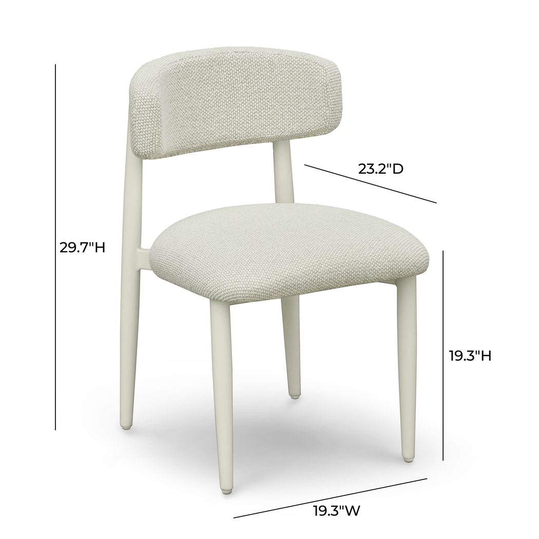 Outdoor Fryburg Cream Side Chair - Thumbnail - Image 7