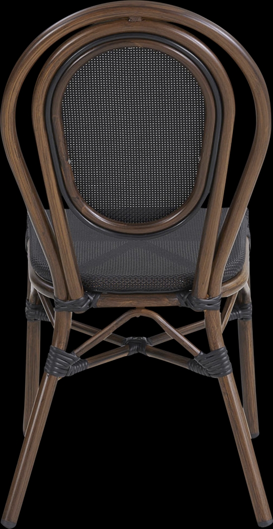 Outdoor Gately Brown Side Chair, Set of 2 - Thumbnail - Image 9