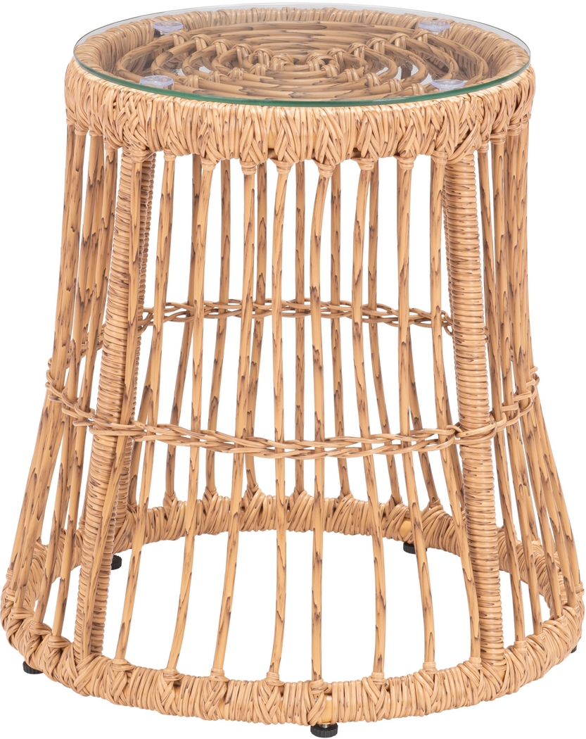 Outdoor Gineridge Brown Side Table - Thumbnail - Image 6