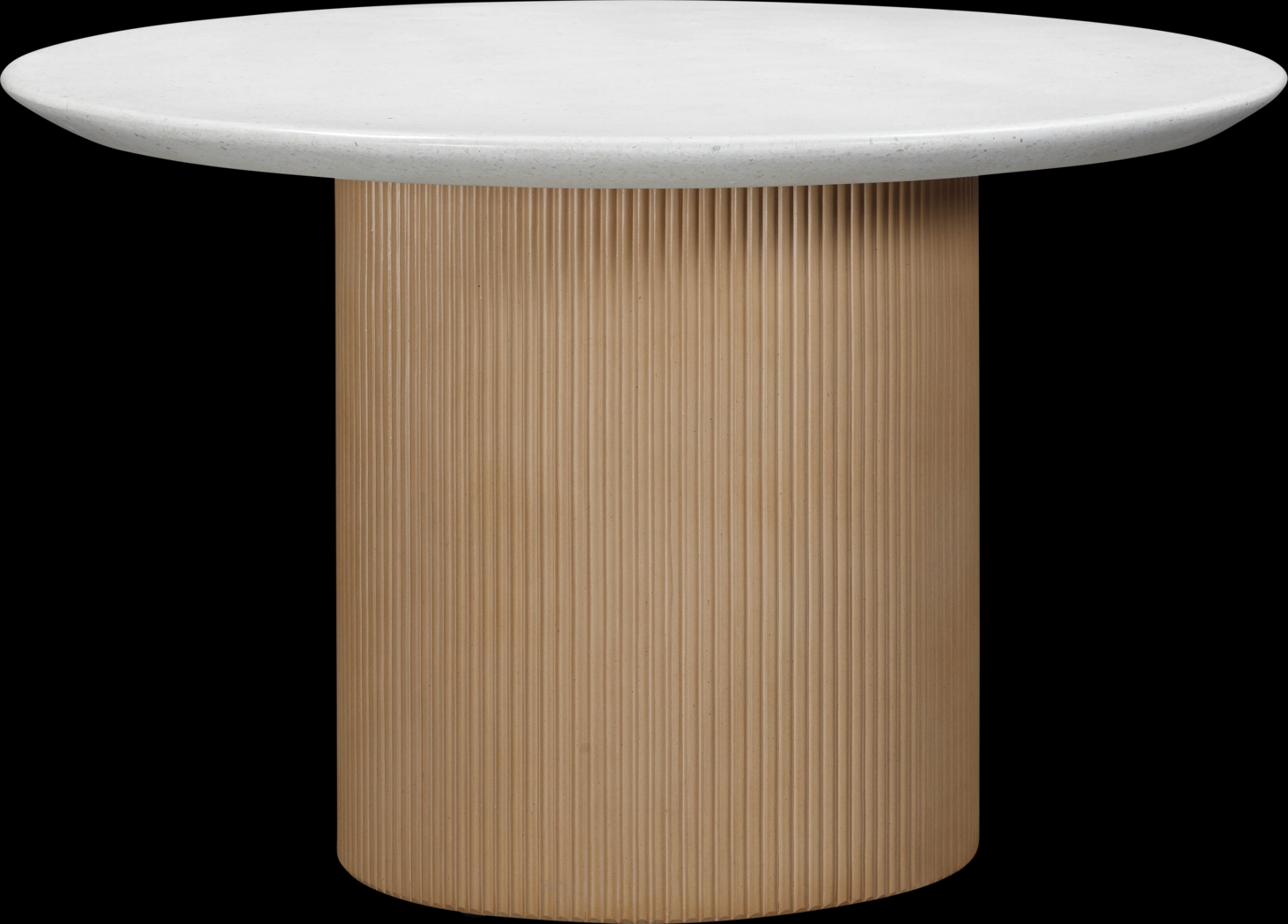 Outdoor Glyndora White Dining Table - Thumbnail - Image 3