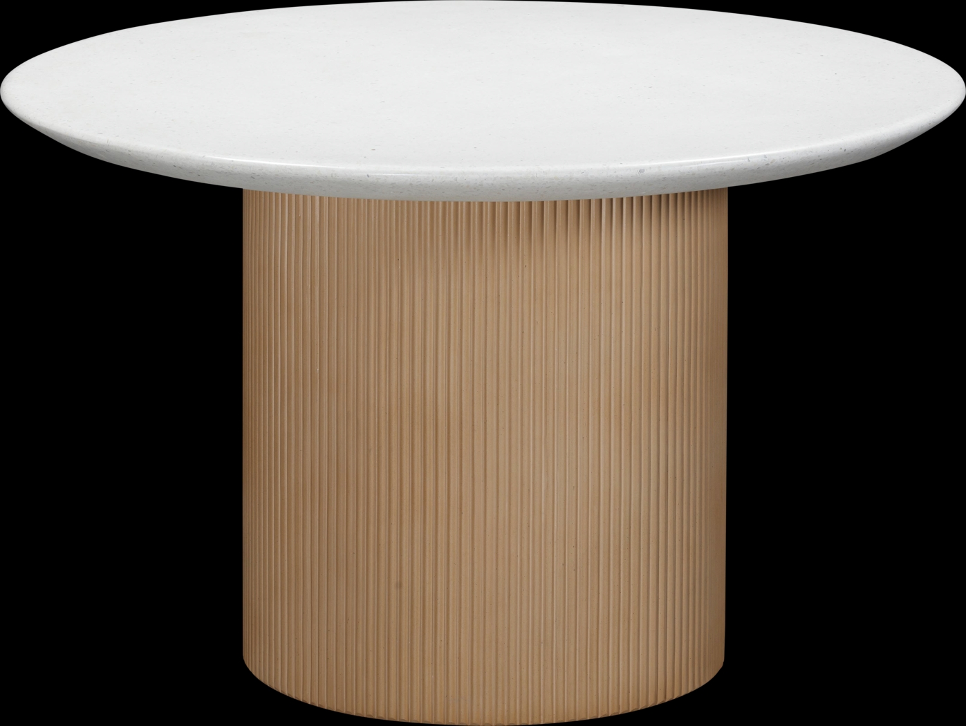 Outdoor Glyndora White Dining Table - Thumbnail - Image 1