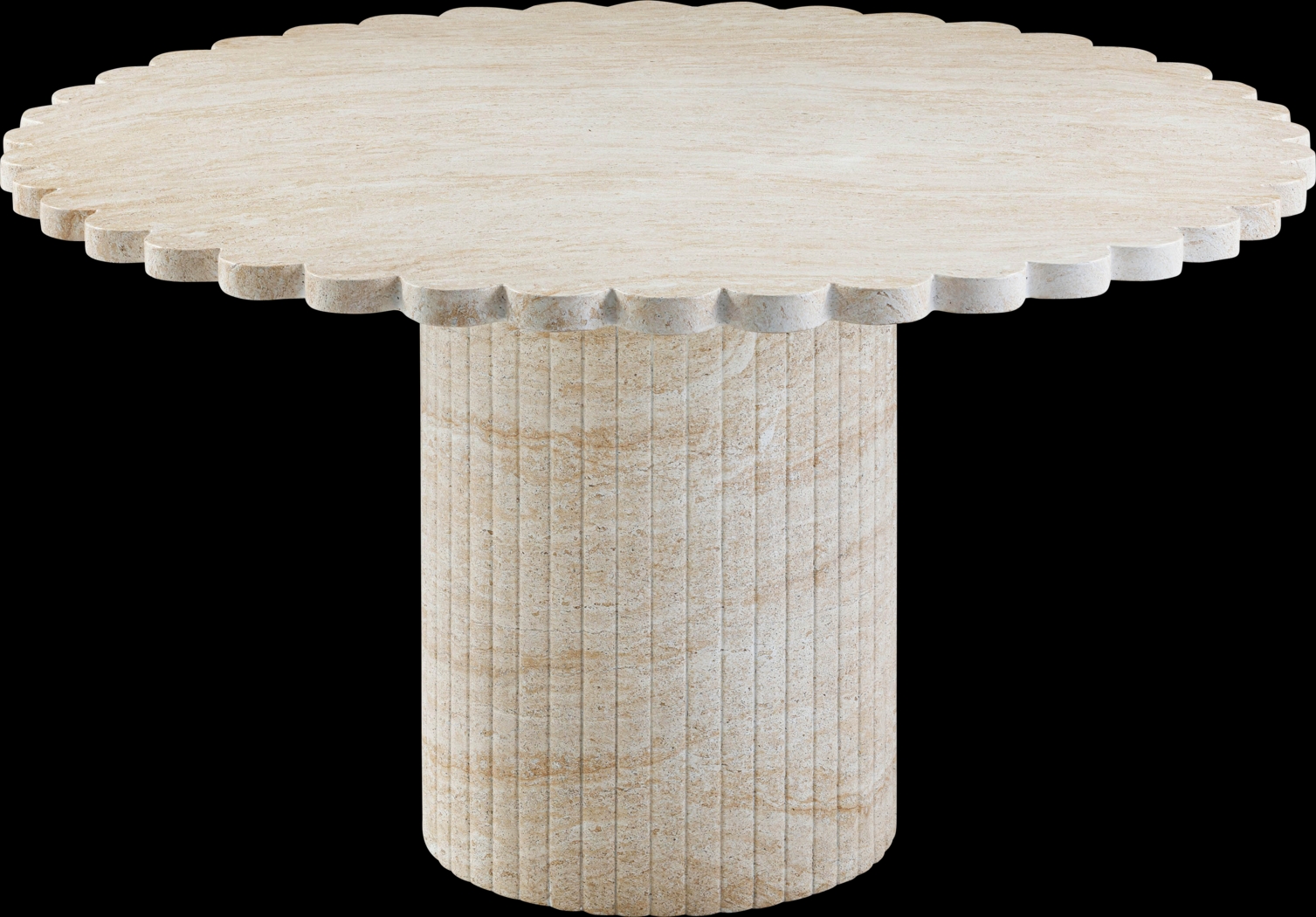 Outdoor Grafius Beige Dining Table - Thumbnail - Image 6