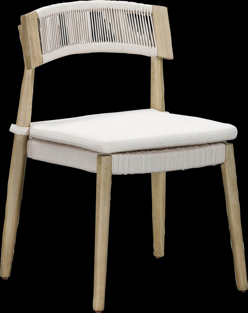 Outdoor Grampion Cream Side Chair, Set of 2 - Thumbnail - Image 4