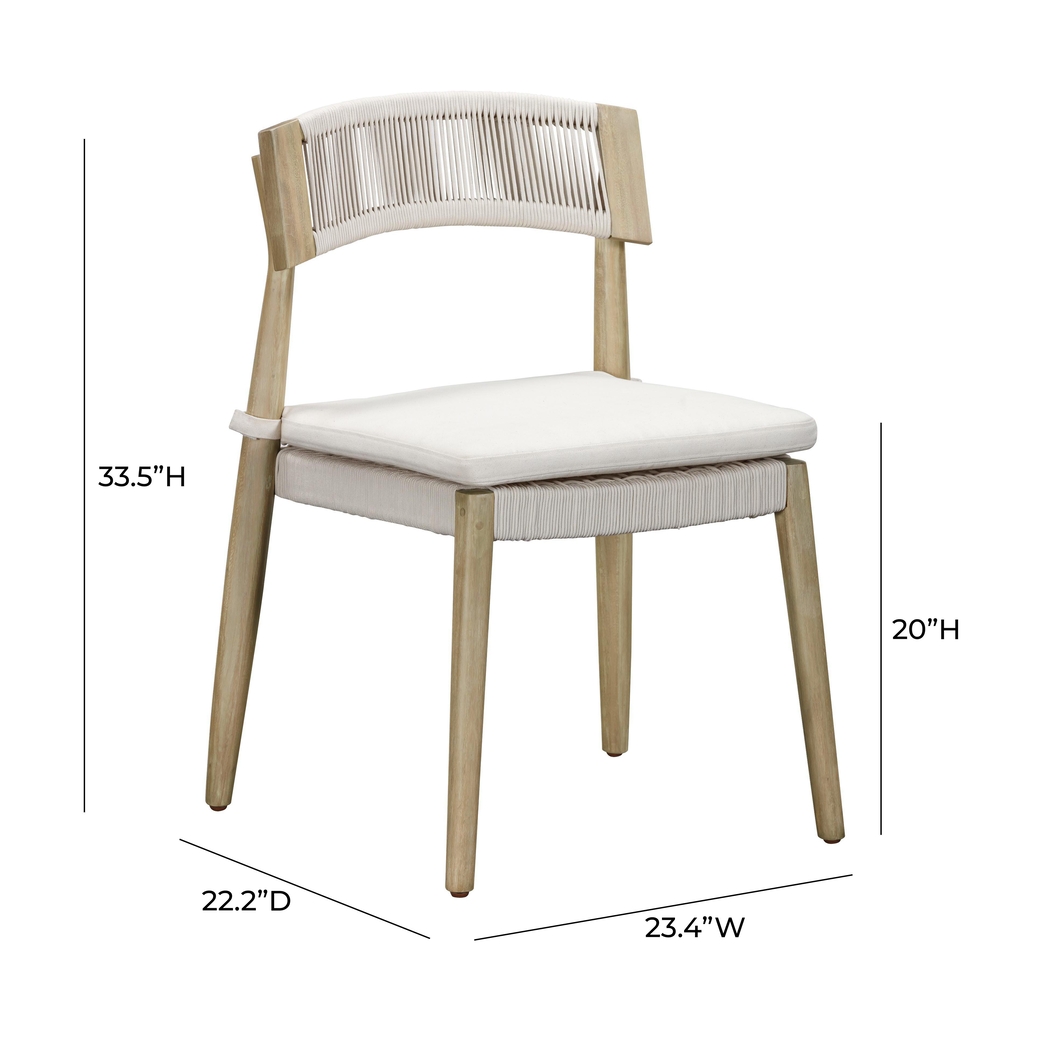 Outdoor Grampion Cream Side Chair, Set of 2 - Thumbnail - Image 9