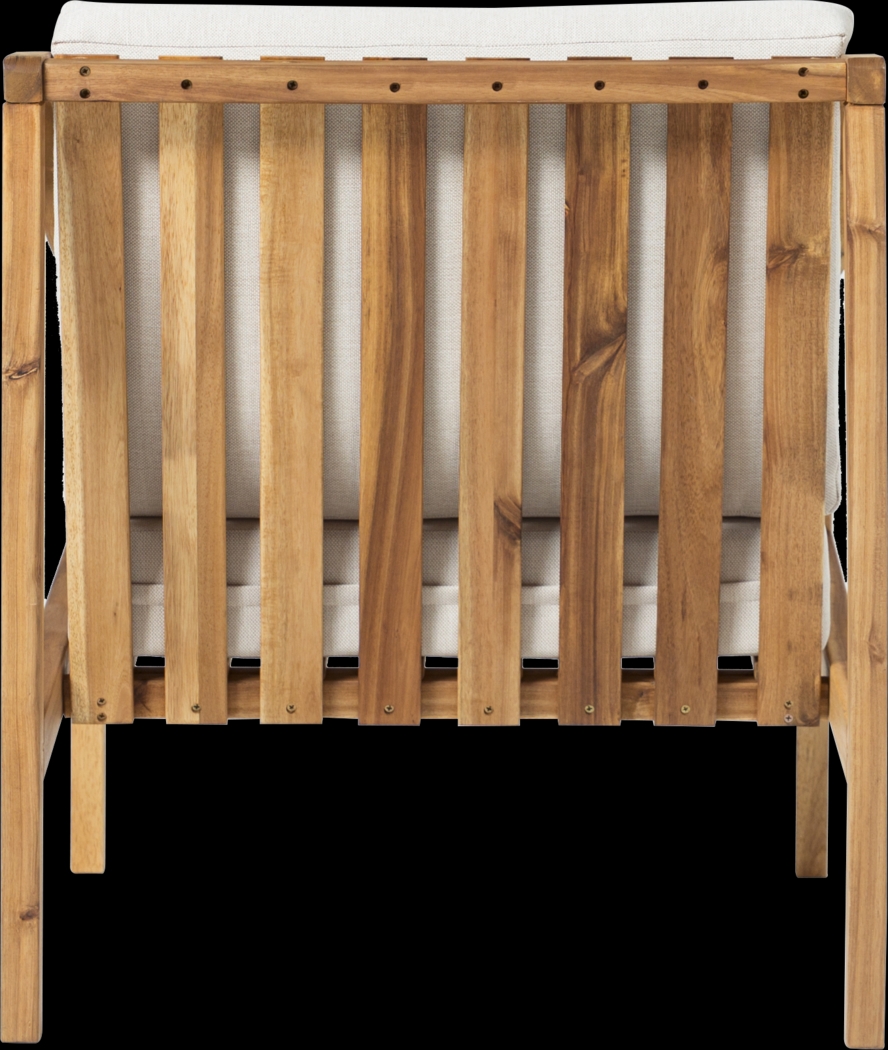 Outdoor Guilmere Natural Accent Chair - Thumbnail - Image 6