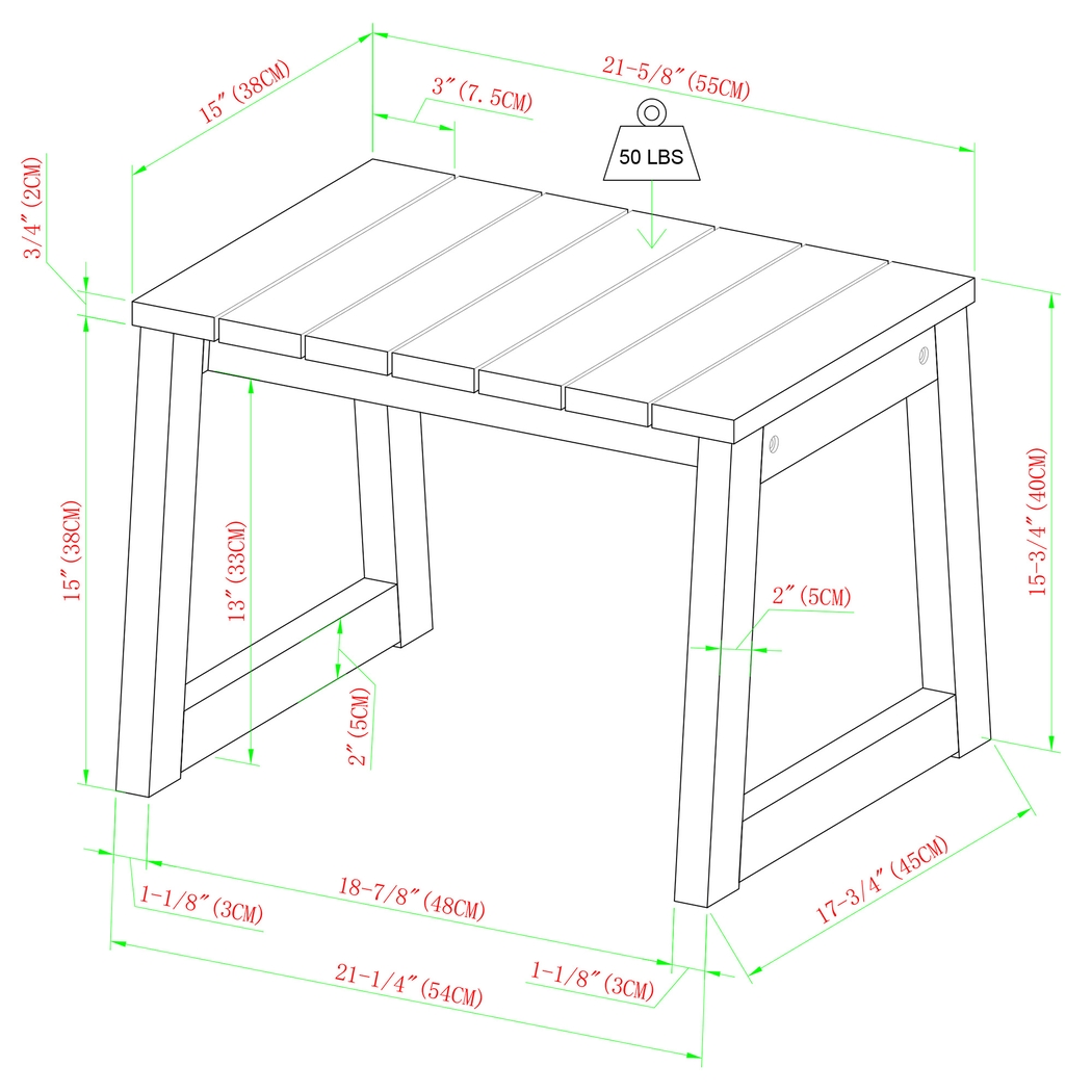 Outdoor Guilmere Natural End Table - Thumbnail - Image 7
