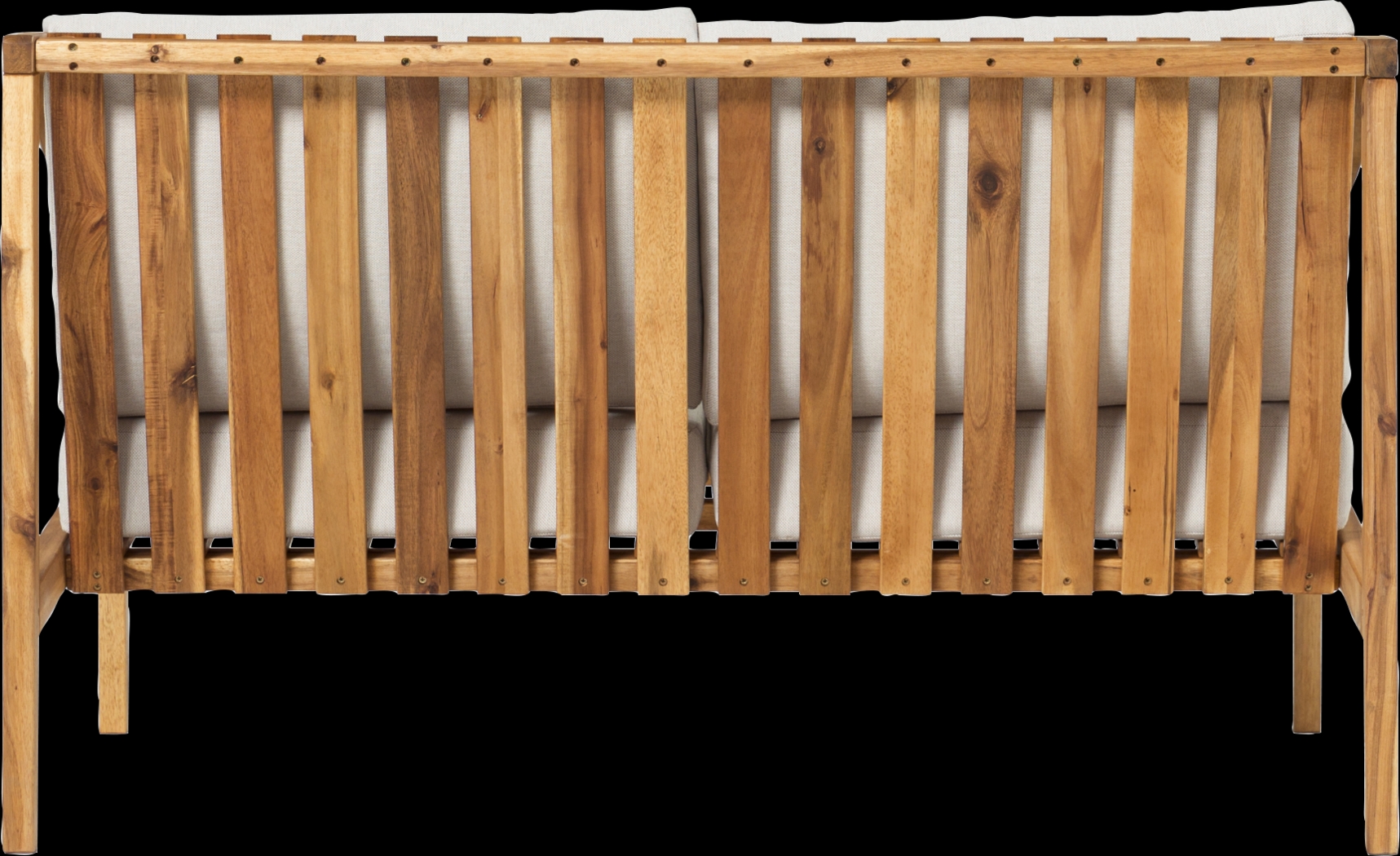 Outdoor Guilmere Natural Loveseat - Thumbnail - Image 5