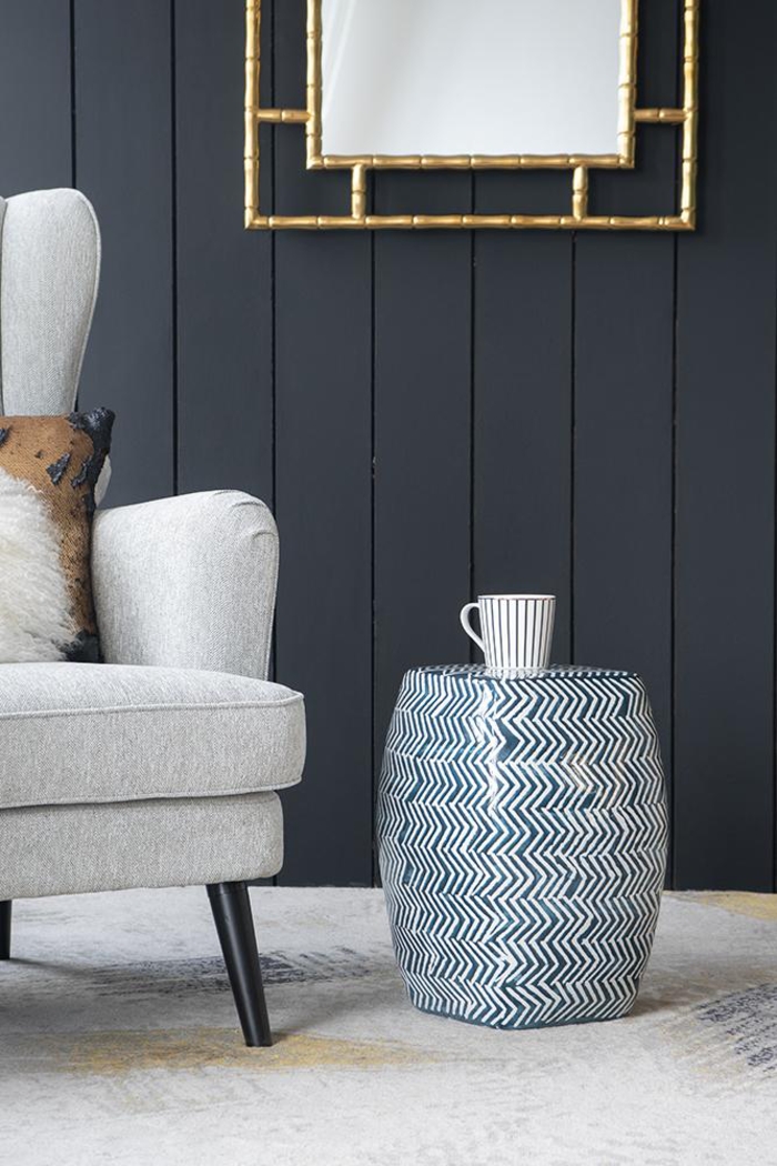 Outdoor Gunton Blue Stool - Thumbnail - Image 13