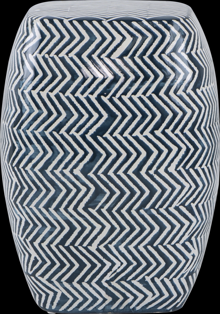 Outdoor Gunton Blue Stool - Thumbnail - Image 3