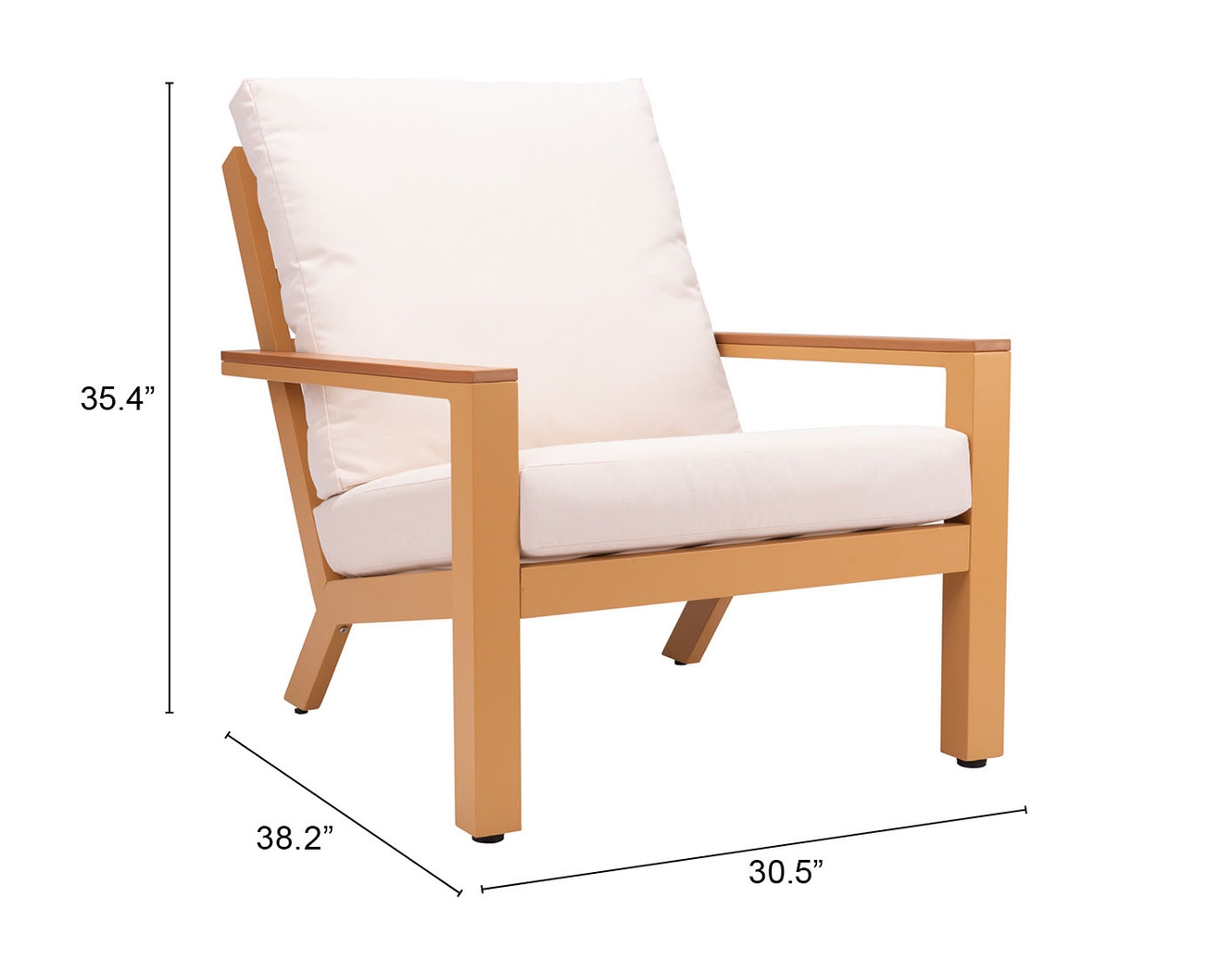 Outdoor Hackmatack Brown Accent Chair - Thumbnail - Image 15