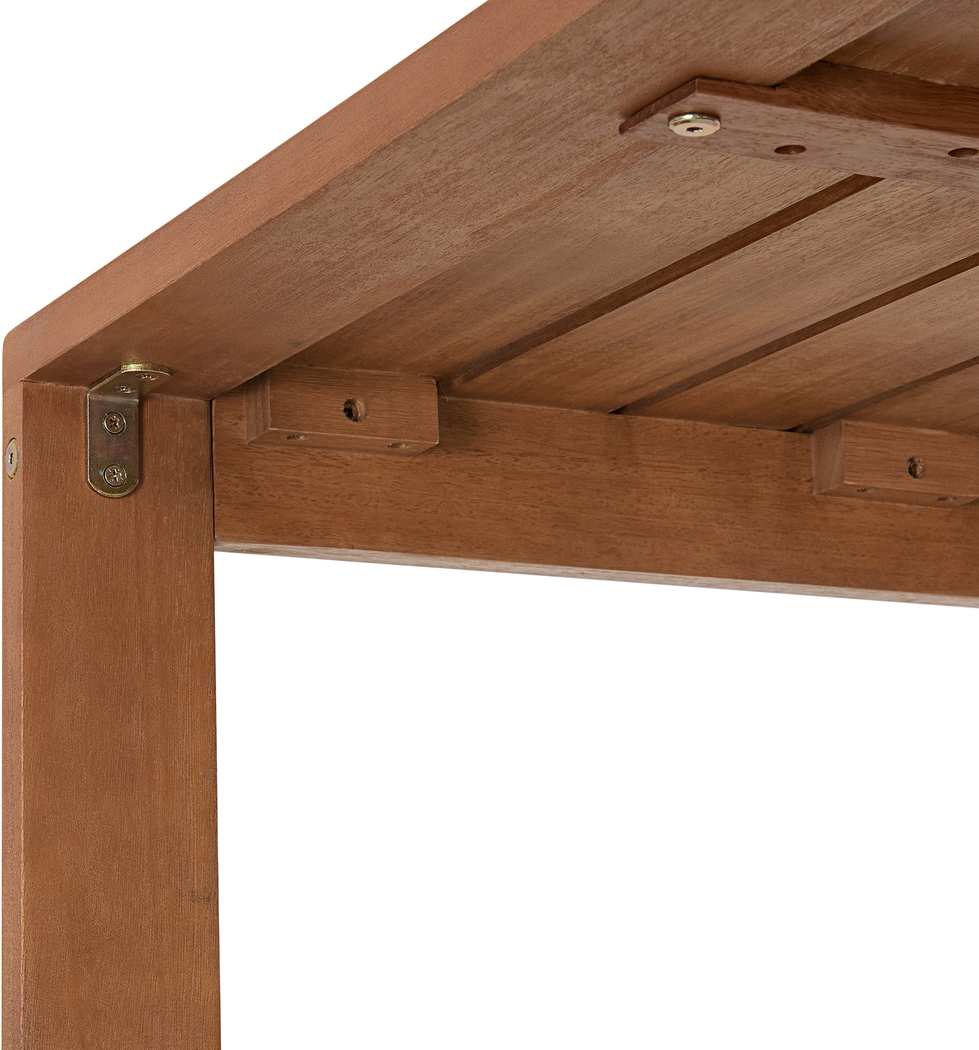 Outdoor Halterman Brown Cocktail Table - Thumbnail - Image 6