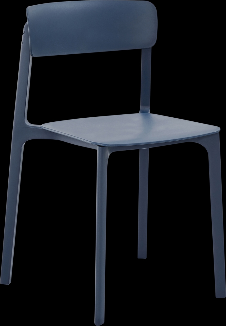 Outdoor Hartzog Blue Side Chair, Set of 2 - Thumbnail - Image 4