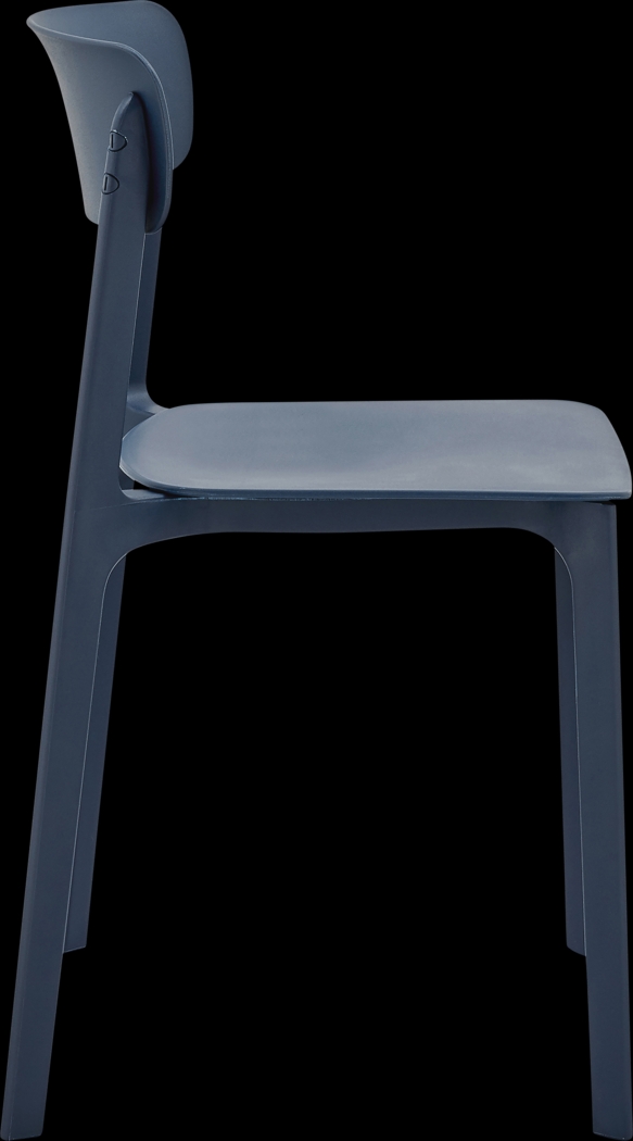 Outdoor Hartzog Blue Side Chair, Set of 2 - Thumbnail - Image 5