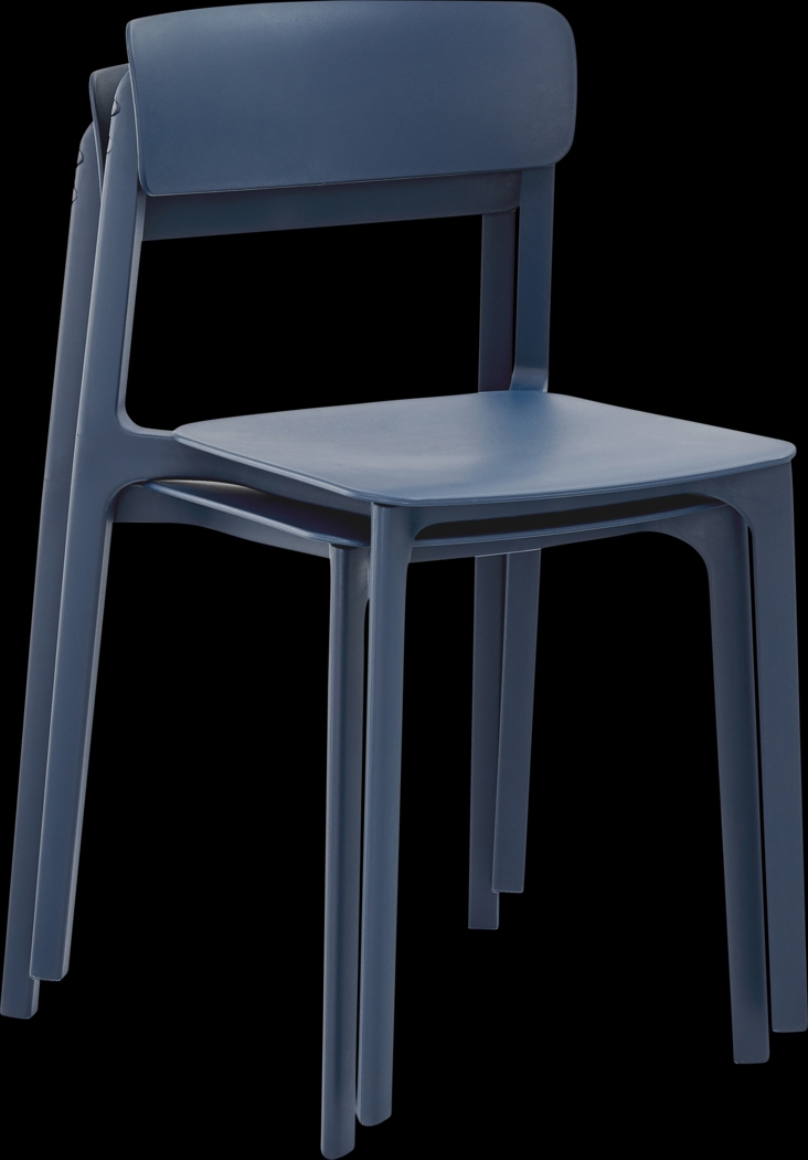 Outdoor Hartzog Blue Side Chair, Set of 2 - Thumbnail - Image 8