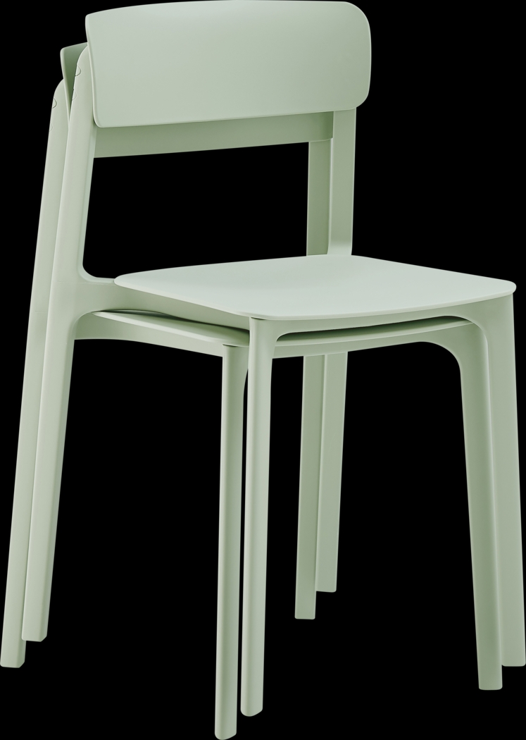Outdoor Hartzog Mint Green Side Chair, Set of 2 - Thumbnail - Image 8