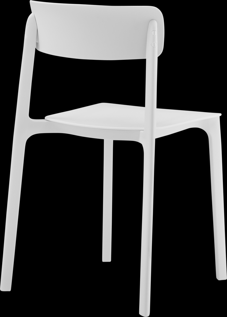 Outdoor Hartzog White Side Chair, Set of 2 - Thumbnail - Image 6