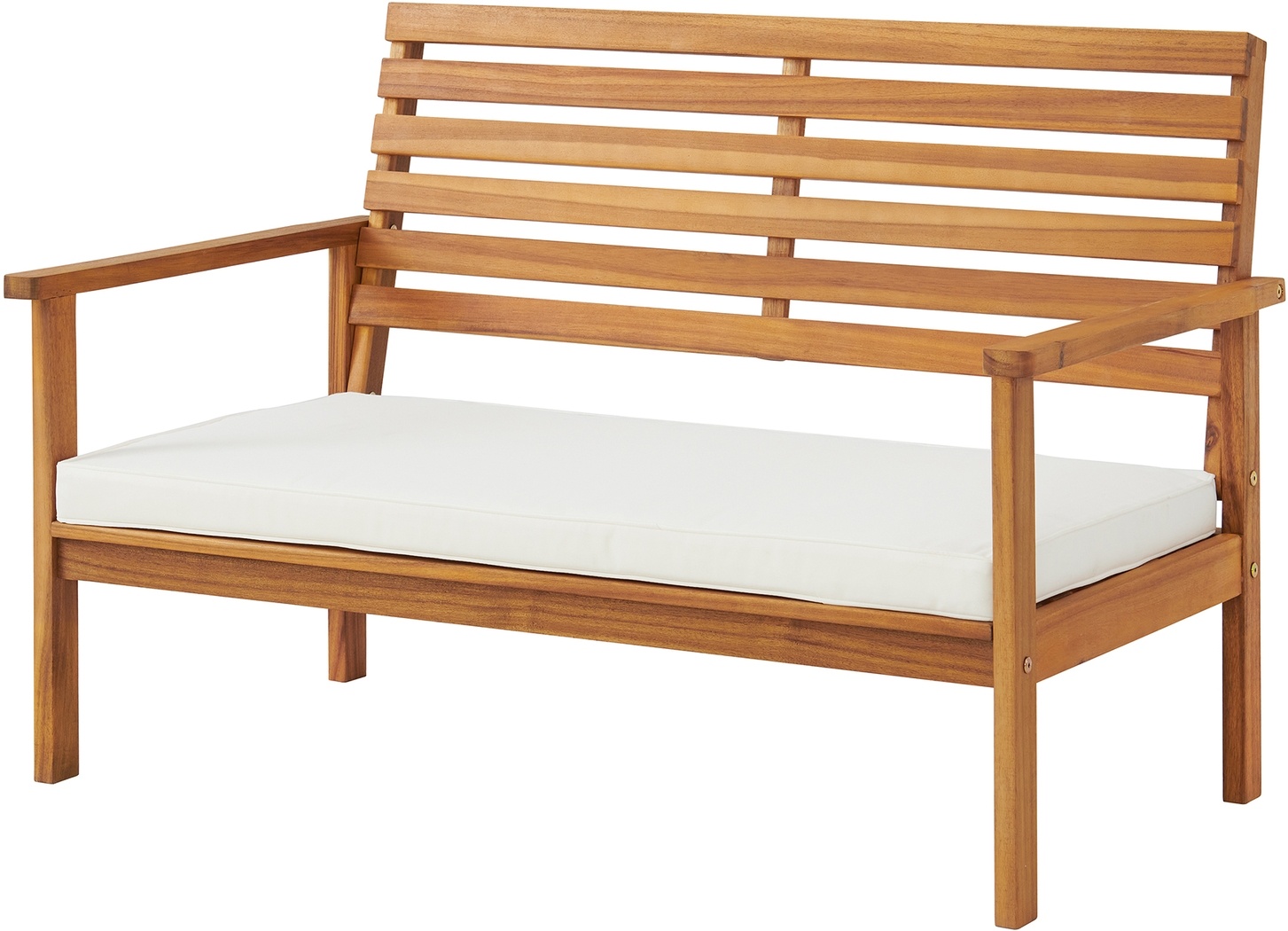 Outdoor Heatherrglen Brown Bench and Cocktail Table Set - Thumbnail - Image 3