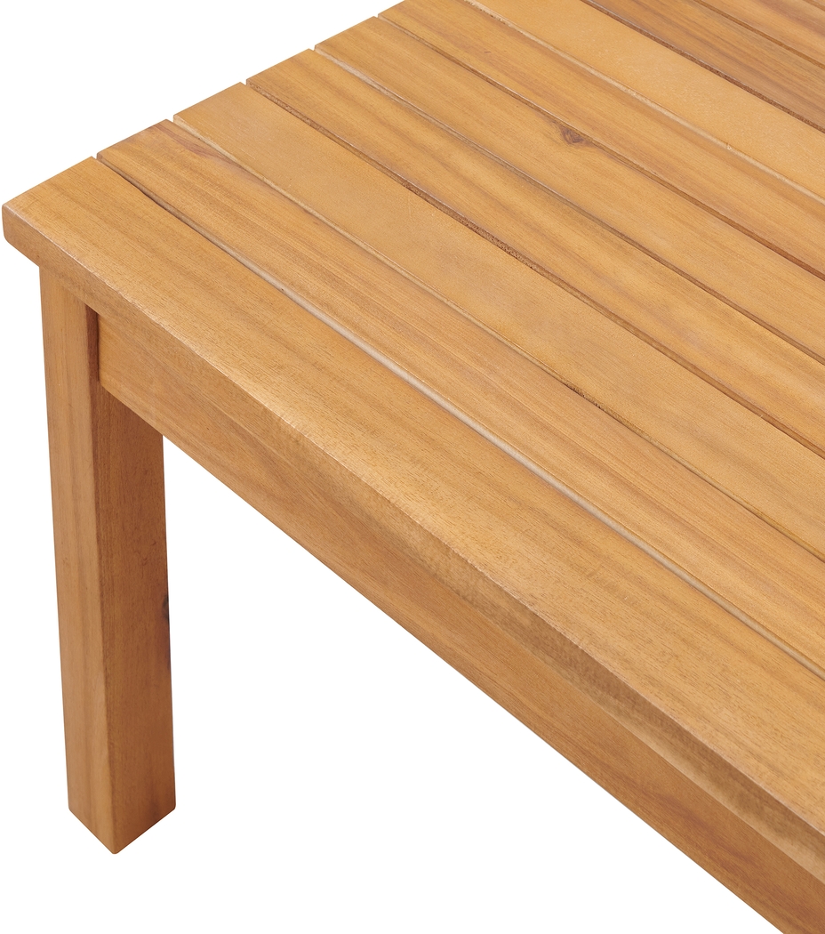 Outdoor Heatherrglen Brown Bench and Cocktail Table Set - Thumbnail - Image 9