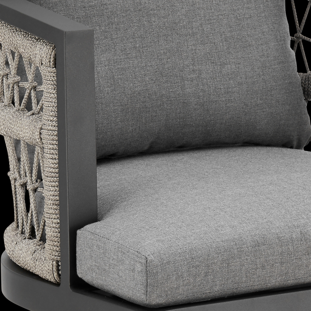 Outdoor Hebtos Gray Swivel Barstool - Thumbnail - Image 7