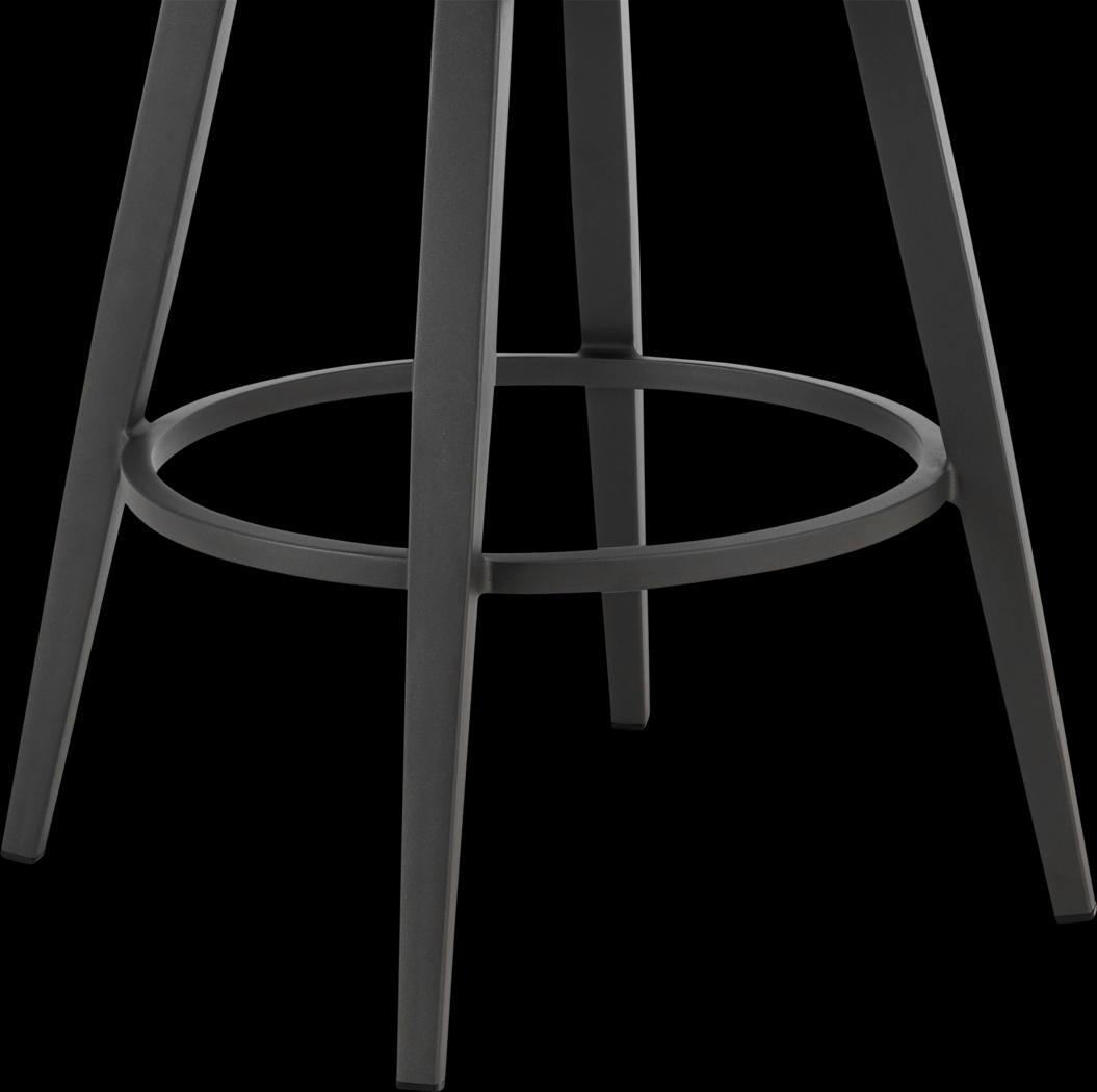 Outdoor Hebtos Gray Swivel Barstool - Thumbnail - Image 9