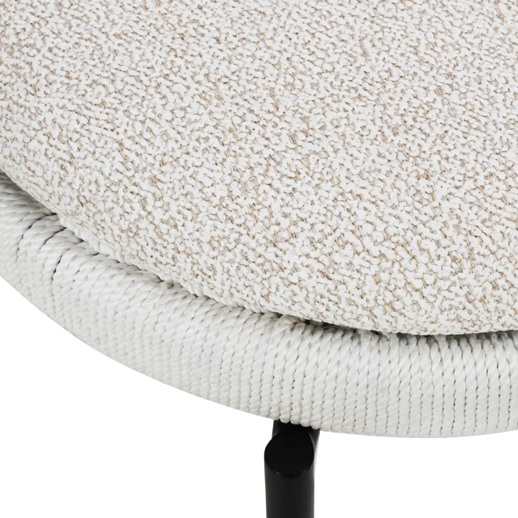 Outdoor Hollyhocky Cream Side Chair - Thumbnail - Image 6