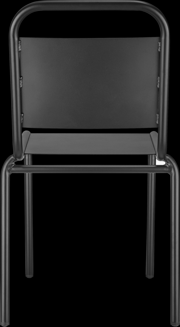 Outdoor Impatiens Black Side Chair - Thumbnail - Image 7