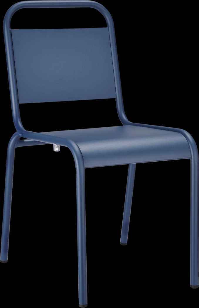 Outdoor Impatiens Blue Side Chair - Thumbnail - Image 1