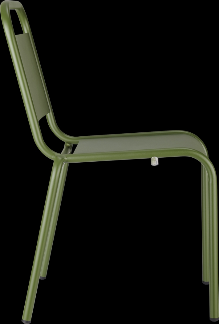 Outdoor Impatiens Green Side Chair - Thumbnail - Image 5