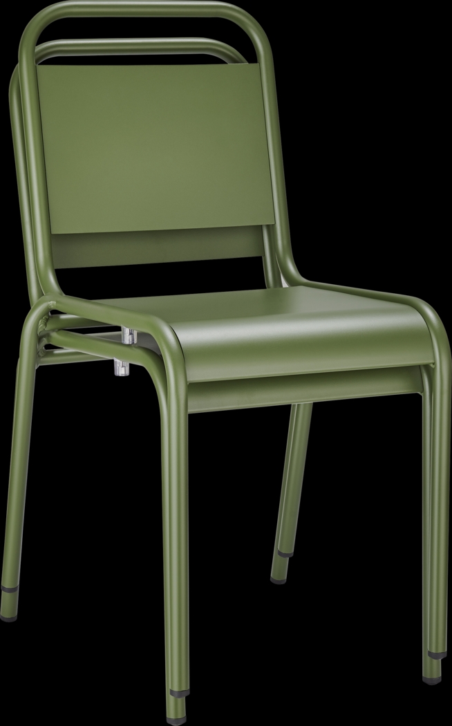 Outdoor Impatiens Green Side Chair - Thumbnail - Image 7
