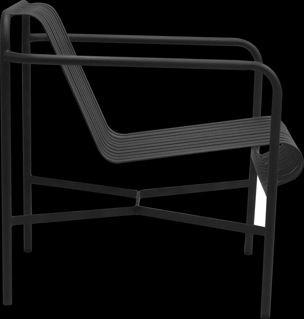 Outdoor Ischia Black Accent Chair - Thumbnail - Image 5