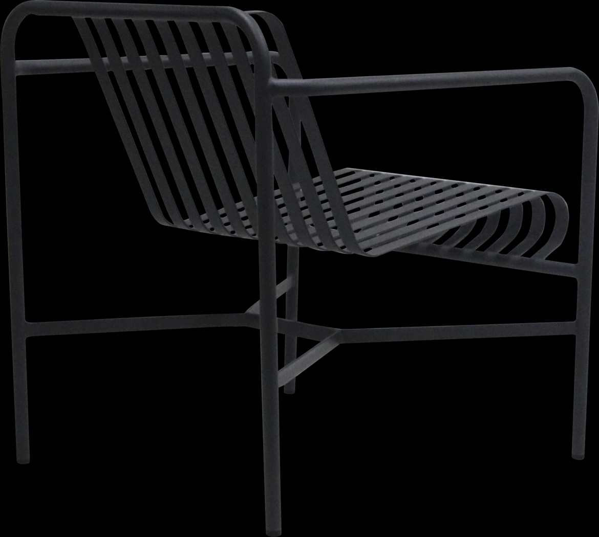Outdoor Ischia Black Accent Chair - Thumbnail - Image 6