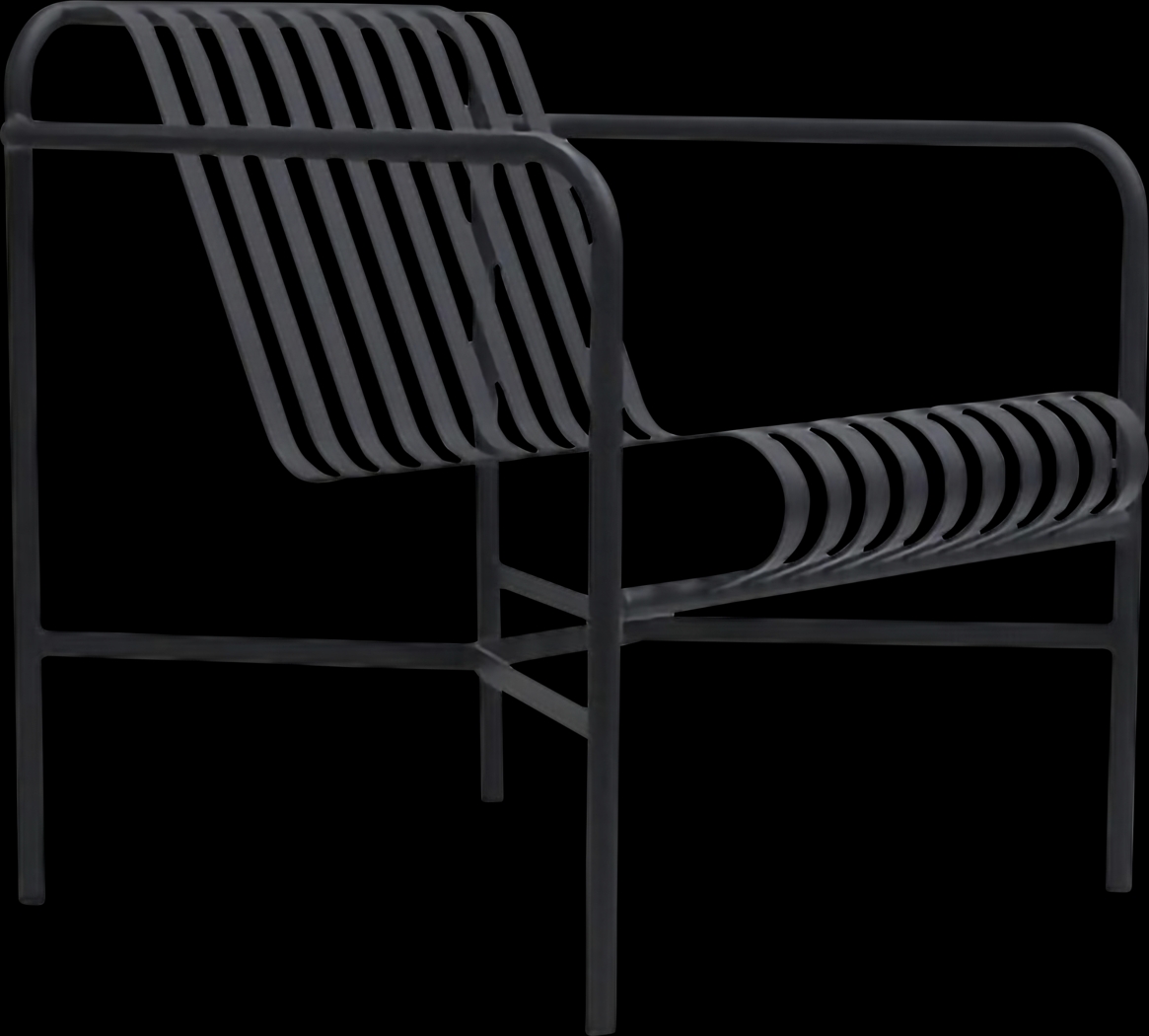 Outdoor Ischia Black Accent Chair - Thumbnail - Image 1