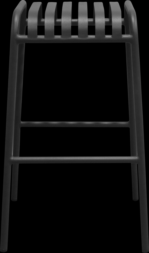 Outdoor Ischia Black Barstool - Thumbnail - Image 6