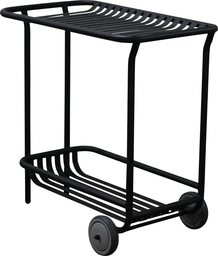 Outdoor Ischia Black Cart - Thumbnail - Image 4