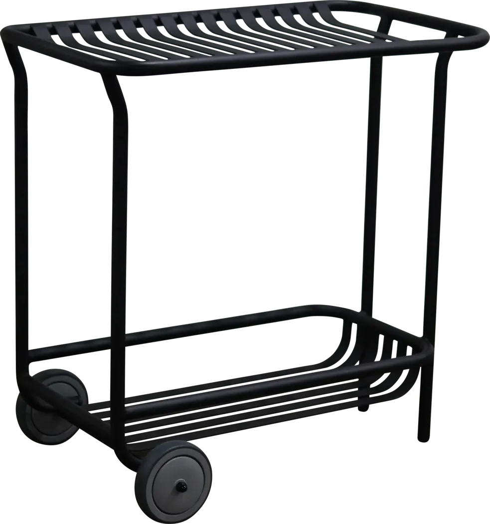 Outdoor Ischia Black Cart - Thumbnail - Image 6