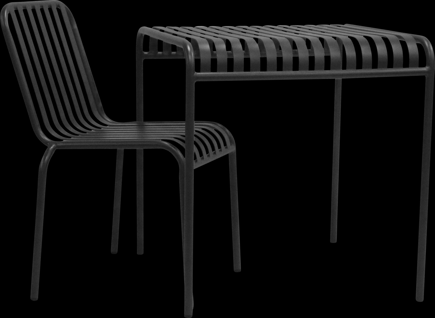 Outdoor Ischia Black Dining Table - Thumbnail - Image 8