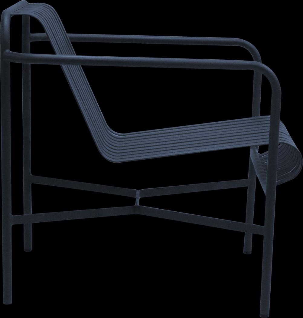 Outdoor Ischia Blue Accent Chair - Thumbnail - Image 5